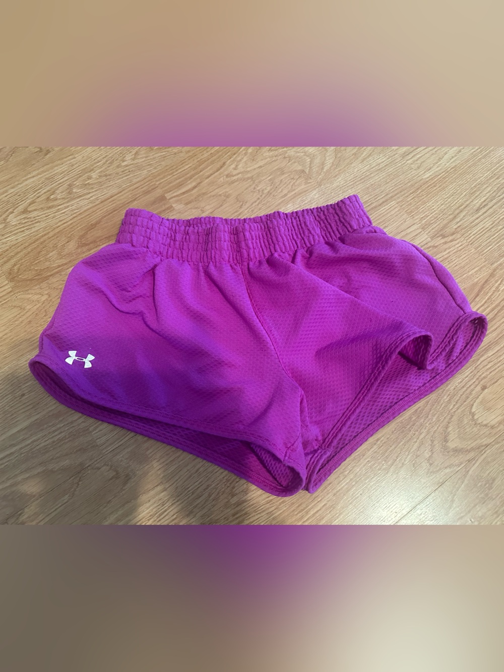 Under Armour kids Purple Athletic Shorts